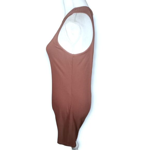 SHEIN EZWEAR BROWN UNITARD ROMPER SZ.XL - Picture 2 of 6